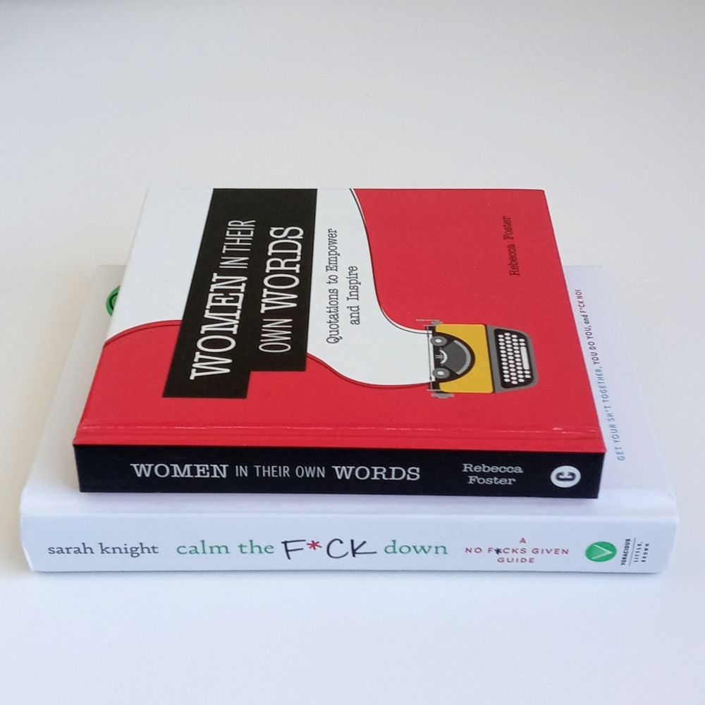 *Relisted* Set of 2 Books Calm The F* Down & Women In Their Own Words - Picture 11 of 12